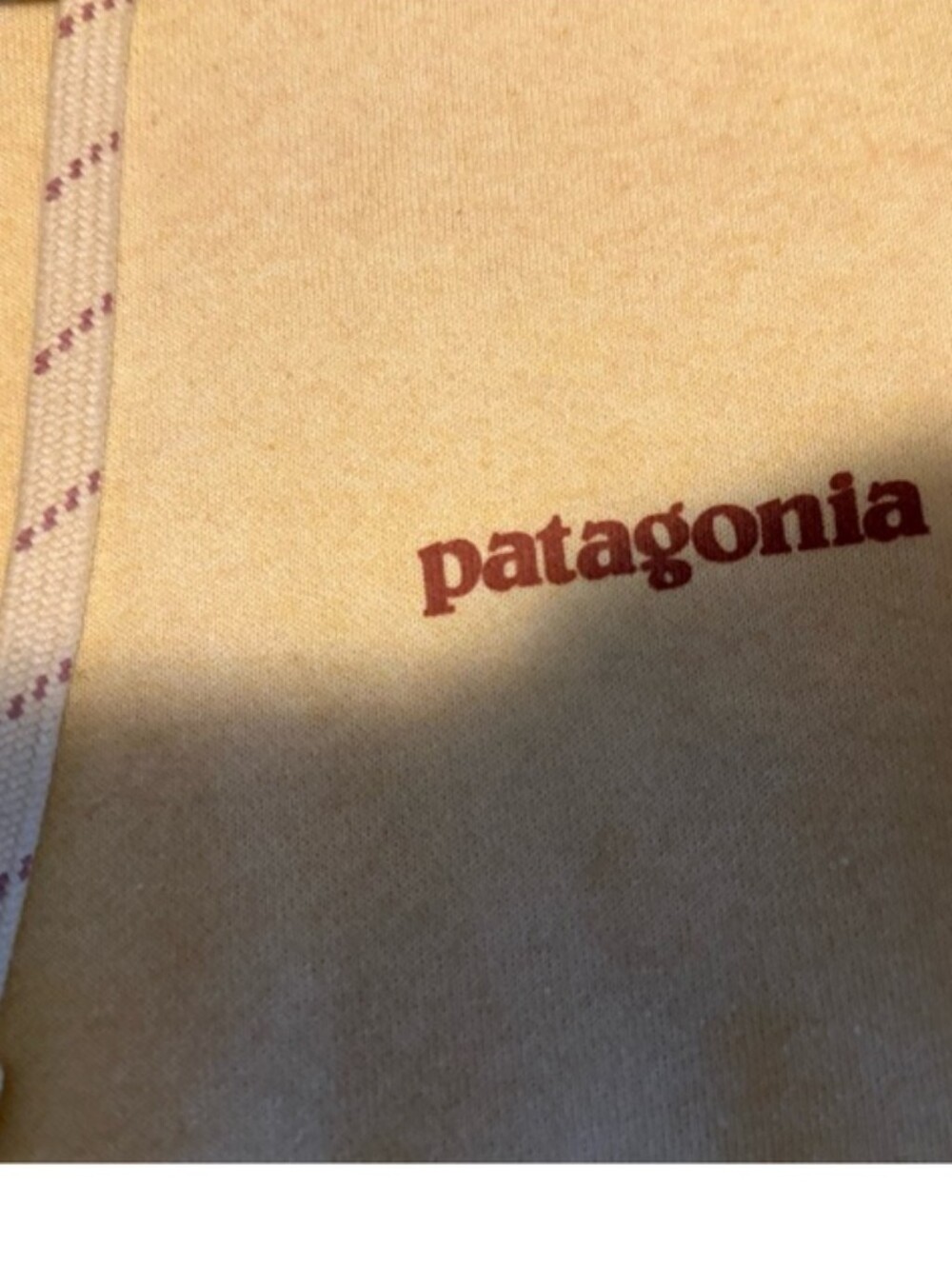 Patagonia Hike Fall Sport Fitz Roy Icon Uprisal Hoodie Milled Yellow Size Small - Picture 3 of 4